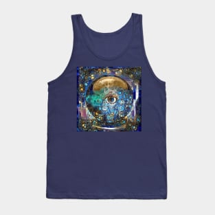 Crystal ball with all seeing eye Tank Top